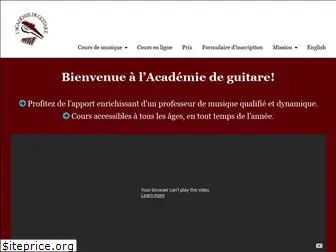 academiedeguitare.ca