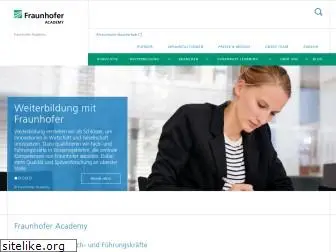 academy.fraunhofer.de