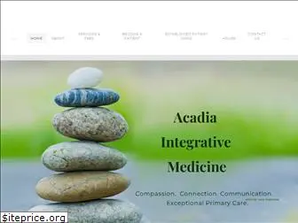 acadiaintegrativemedicine.com