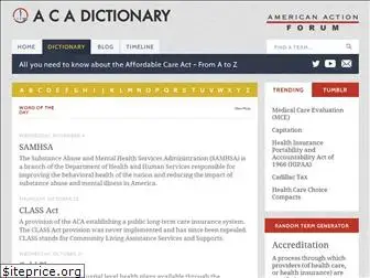 acadictionary.com