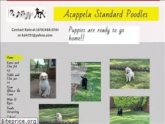 acappelastandardpoodles.com