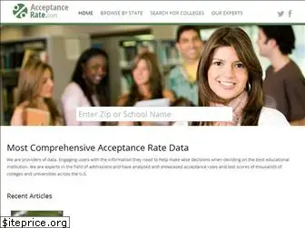 acceptancerate.com