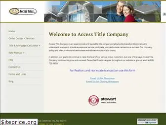 accesstitlecompany.com