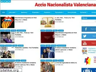 accionacionalistavalenciana.com