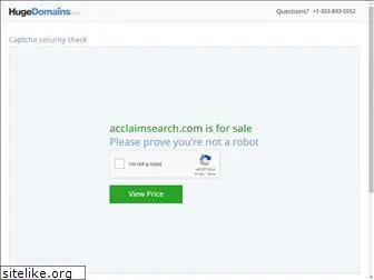 acclaimsearch.com