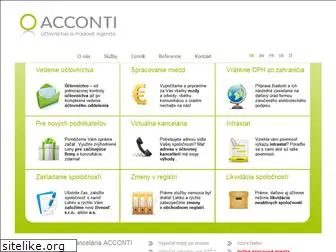 acconti.sk