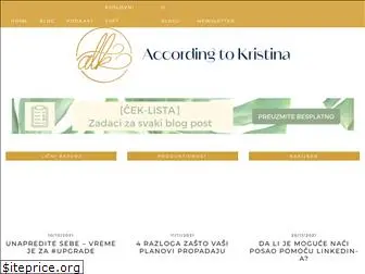 accordingtokristina.com