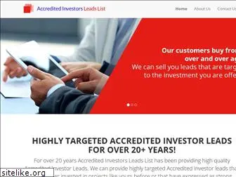 accreditedinvestorleadslist.com