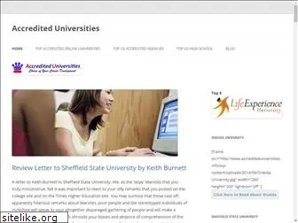 accrediteduniversities.info