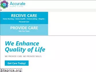 accuratehomecare.com