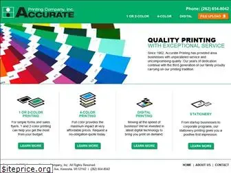 accurateprintingcompany.com
