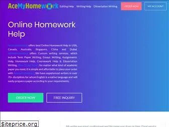 acemyhomeworkwriters.com