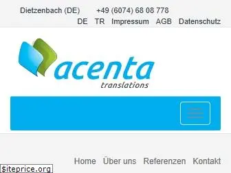 acenta-translations.de