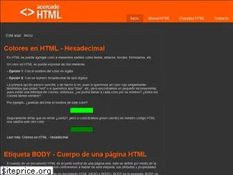 acercadehtml.com