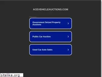 acevehicleauctions.com