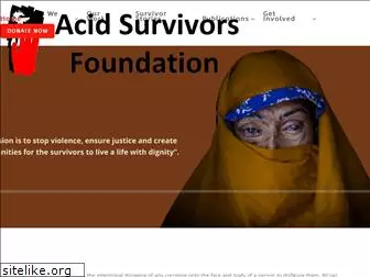 www.acidsurvivors.org website price