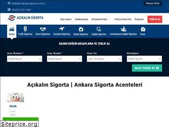 acikalinsigorta.com.tr