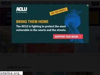 acluofnorthcarolina.org