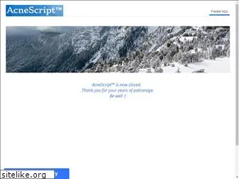 acnescript.com