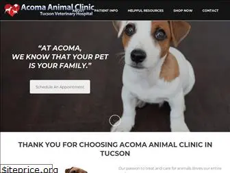 acomaanimalclinictucson.com