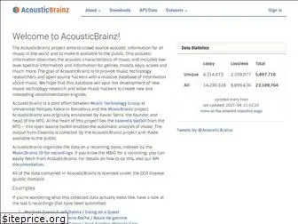 acousticbrainz.org