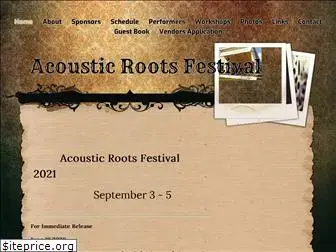 acousticrootsfestival.com