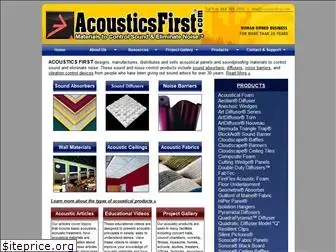 www.acousticsfirst.com