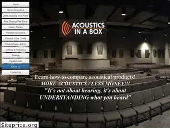 acousticsinabox.com
