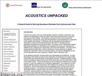 acousticsunpacked.org