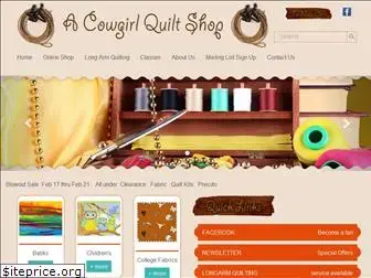 acowgirlquiltshop.com