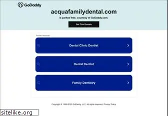 acquafamilydental.com