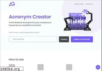 acronymcreator.net