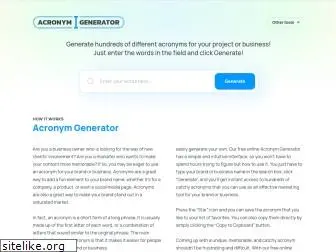 acronymgenerator.com