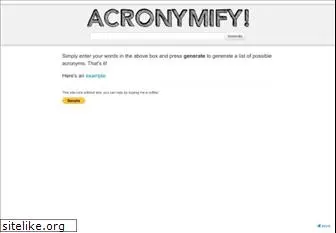 acronymify.com