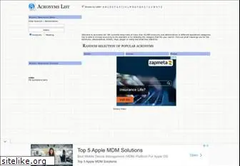 acronymslist.com