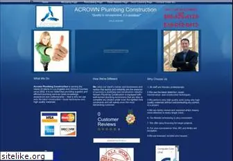 acrownplumbing.com
