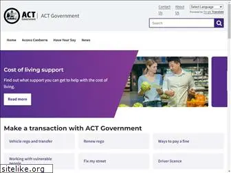 act.gov.au
