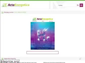 actaenergetica.org