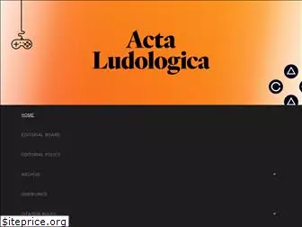actaludologica.com