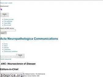 actaneurocomms.biomedcentral.com