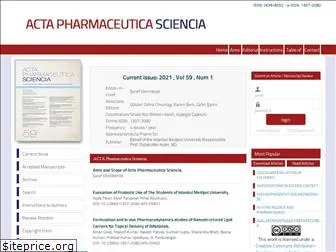 actapharmsci.com