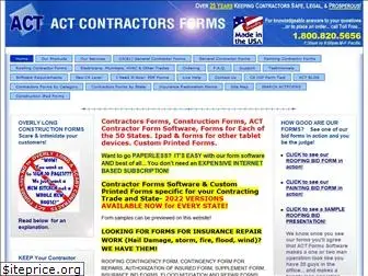 actcontractorsforms.com