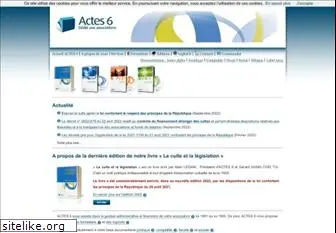 actes6.com