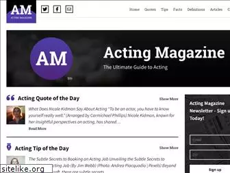 actingmagazine.com
