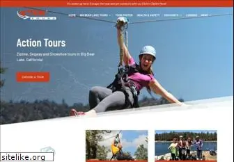 actionziplinetours.com