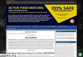 activefixedmatches.com