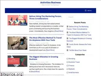 activitiesbusiness.com