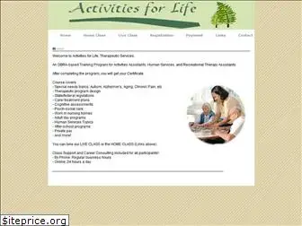 activitiesforlife.net