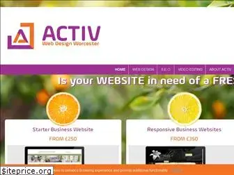 activwebdesignworcester.co.uk