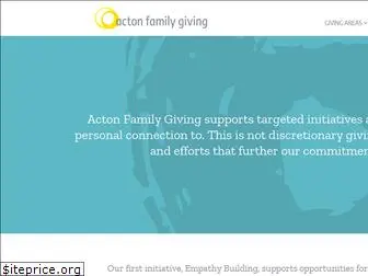 actonfamilygiving.com
